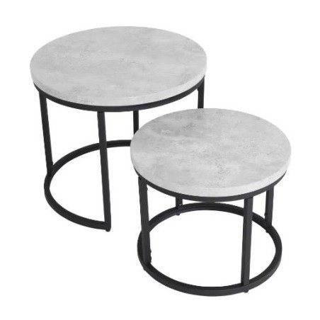 Munich Round Nest of Tables - Buy Furniture Online | Modern Furniture USA & Gulf