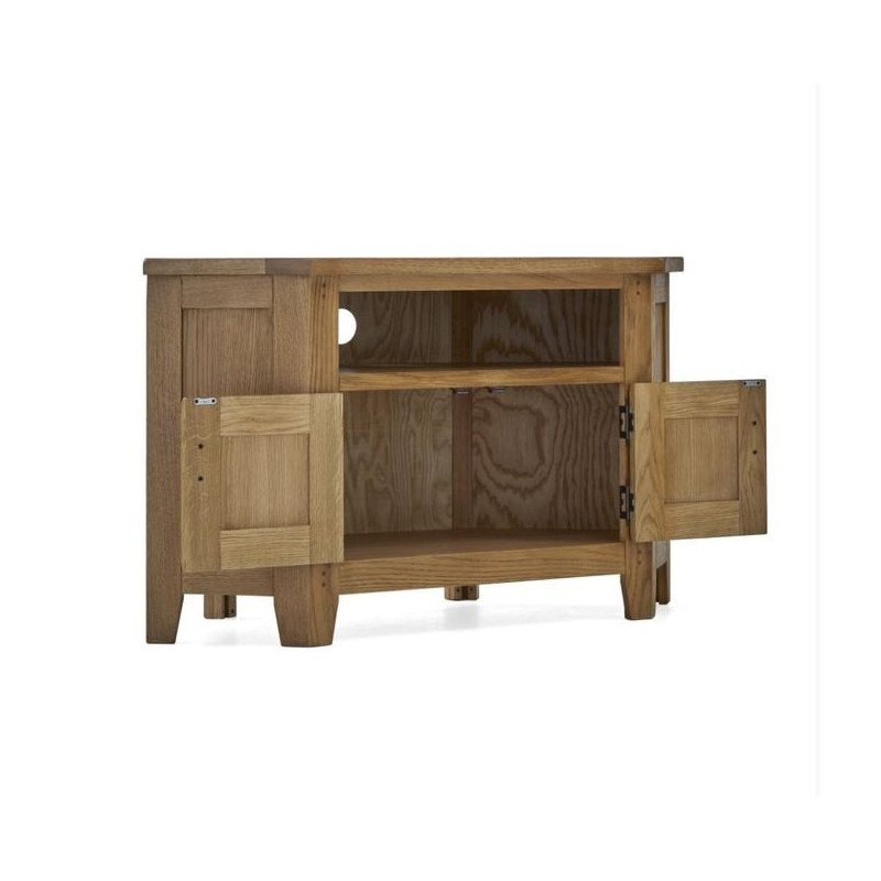 Blake Corner TV Stand with Door - Buy TV Stand Online | Modern Furniture USA & Gulf