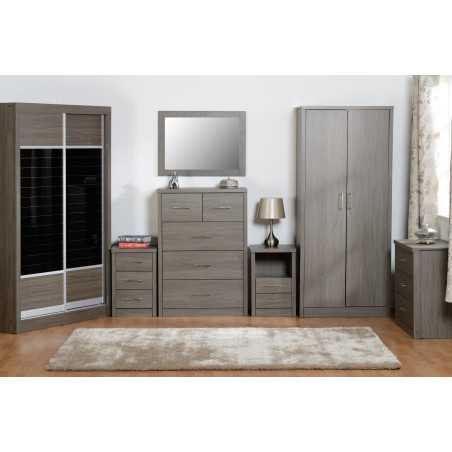 Lisbon 2 Drawer Bedside - Buy Furniture Online | Modern Furniture USA & Gulf