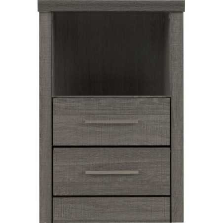 Lisbon 2 Drawer Bedside - Buy Furniture Online | Modern Furniture USA & Gulf