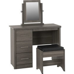 Lisbon 3 Piece Dressing Table Set - Buy Furniture Online | Modern Furniture USA & Gulf