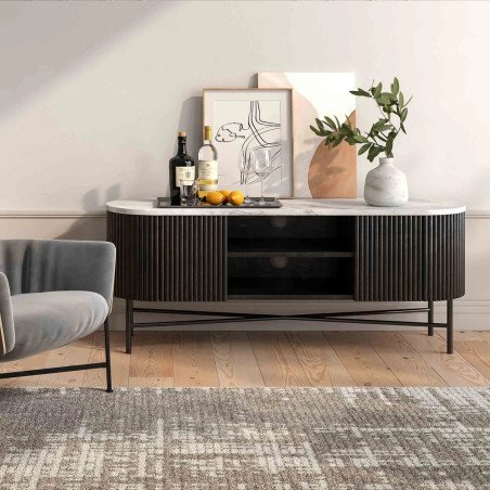 Lantine Large Media Stand - Buy Furniture Online | Modern Furniture USA & Gulf